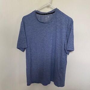 GAP Heathered Blue Gapfit Short Sleeve Tee